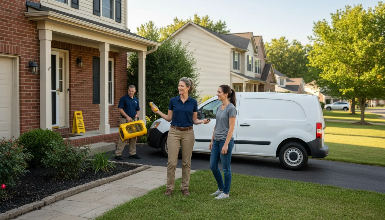 Water restoration image for Water Damage & Restoration Services in Swiss, WV